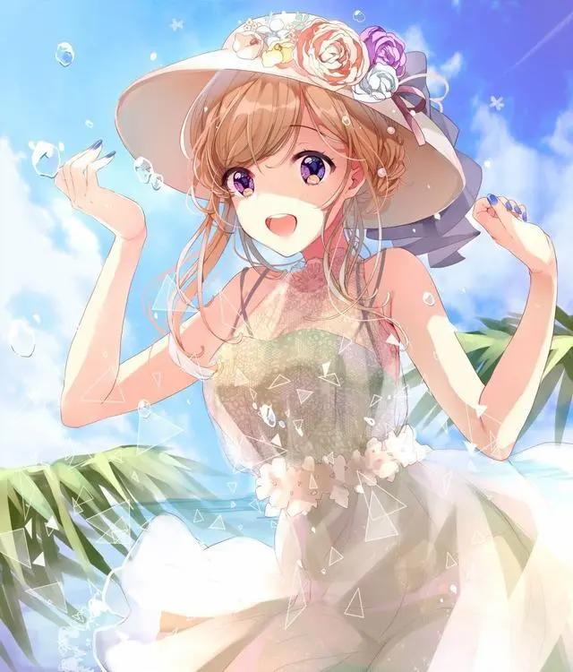 这组可爱的动漫少女壁纸，喜欢就保存到手机里吧