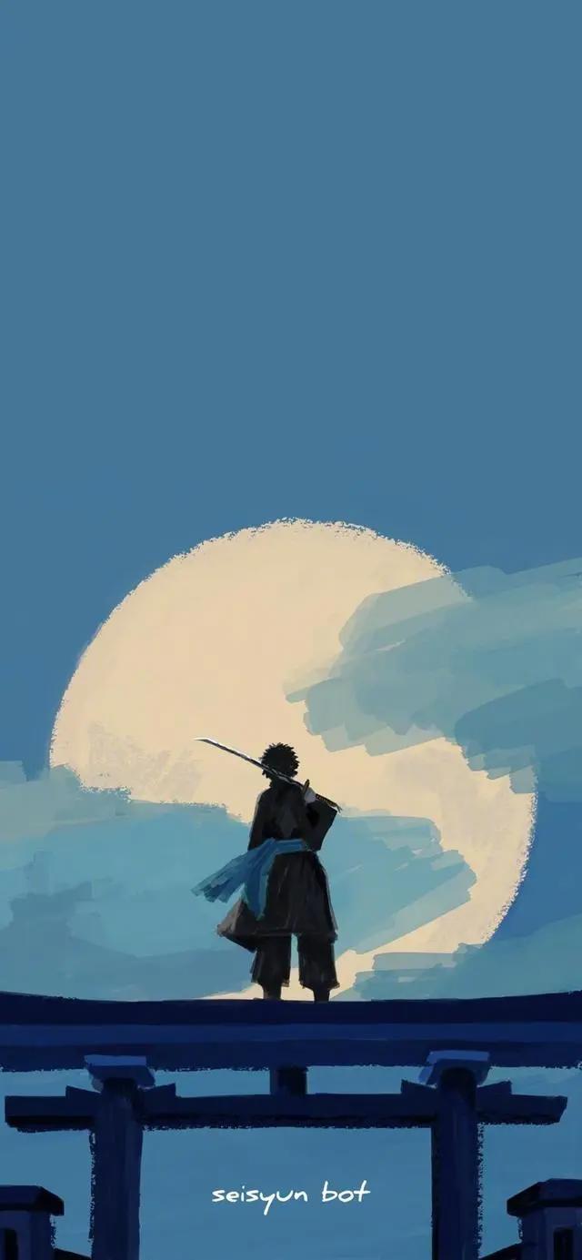 一组清新养眼的动漫风插画壁纸，高清全面屏