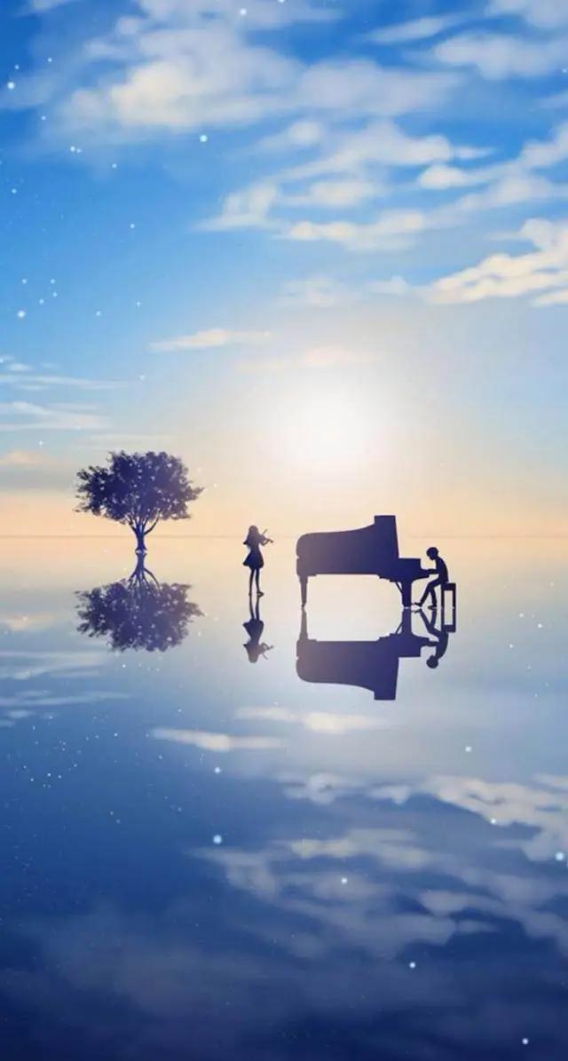 唯美壁纸卡通待机背景，时尚动漫锁屏画面，快快保存！