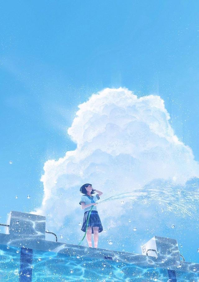 动漫壁纸丨十张无水印动漫插画壁纸！七月请对我好一些