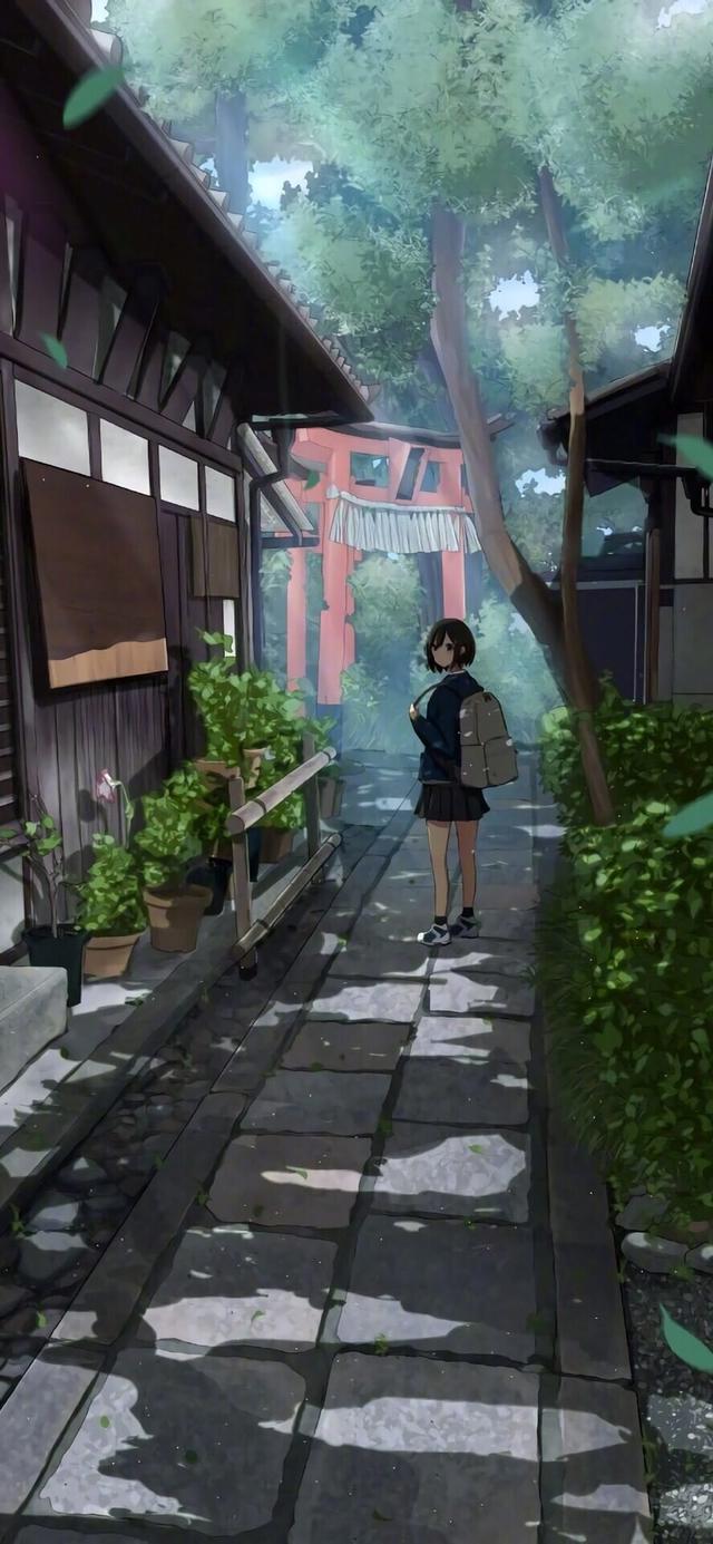 动漫壁纸丨十张无水印动漫插画壁纸！七月请对我好一些