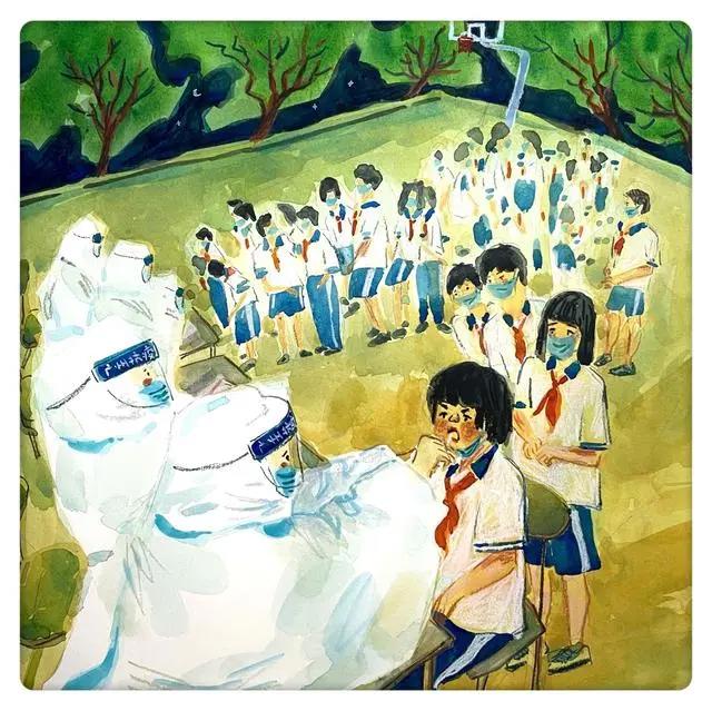 新鲜丨前方大量战“疫”壁纸来袭,广州漫画人集体“上点心”了~