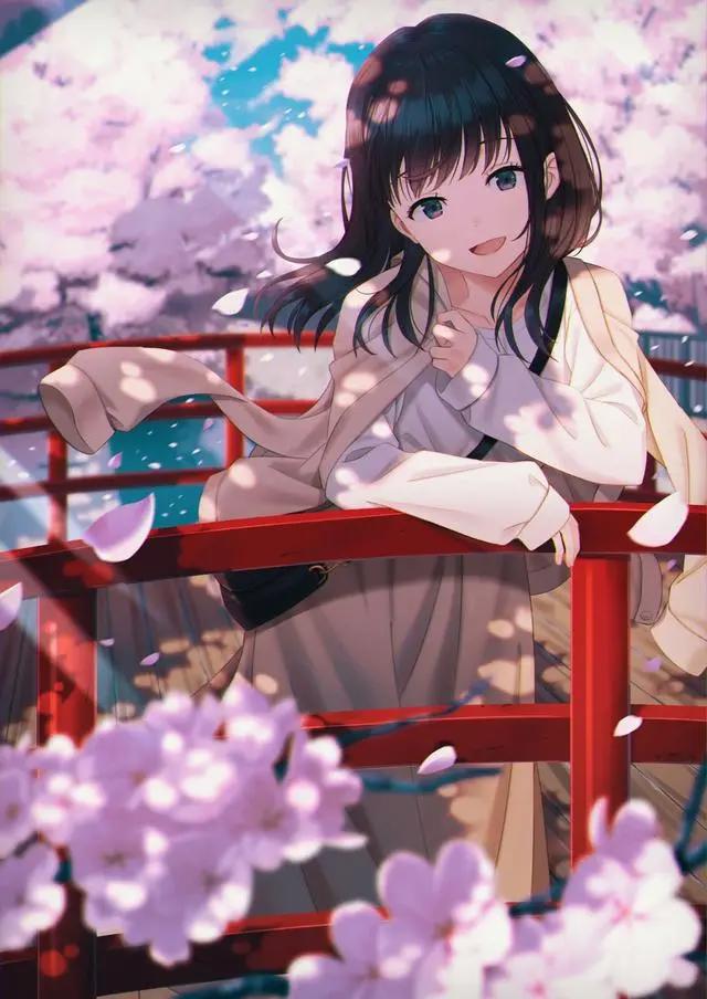 樱花系列高清动漫少女壁纸（下）