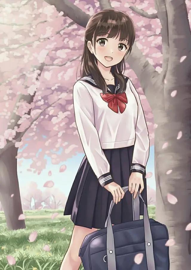 樱花系列高清动漫少女壁纸（下）