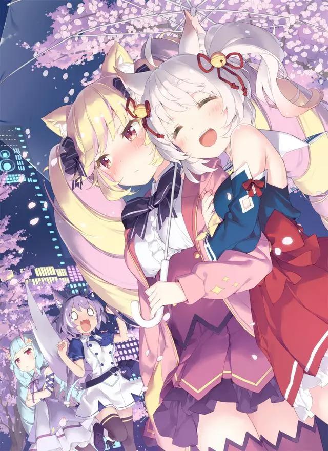 樱花系列高清动漫少女壁纸（下）