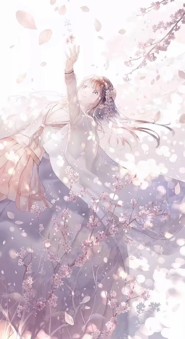 樱花系列高清动漫少女壁纸（下）