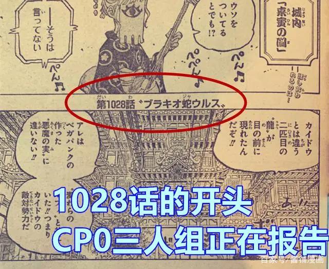 海贼王，CP0路奇的大量舰船到达凯多周围，保镖史翠西与卡库出场