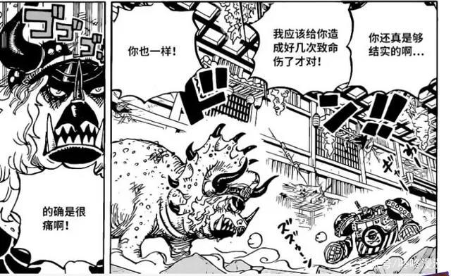 「海贼王」1019画，弗兰奇战力直逼皇副，大和幻兽系恶魔果实显露