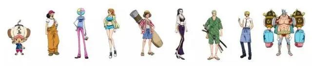 海贼王剧场版：草帽团人设公布，弗兰奇最酷，罗宾很美