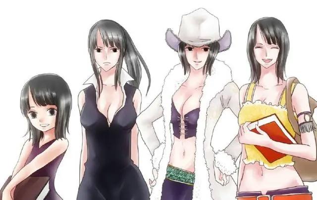 草帽一伙罗宾女神的成长史,看她如何从天真萝莉长成腹黑御姐