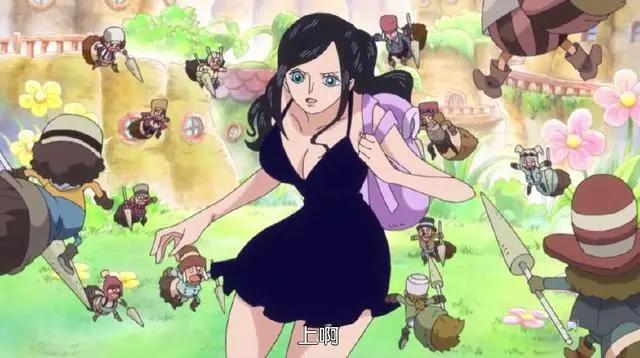 海贼王：小人族视角下的罗宾女神长腿逆天，身体能藏无数小人！