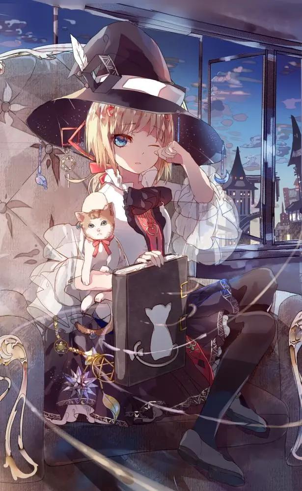 「动漫图片精选」二次元少女，超现实的唯美