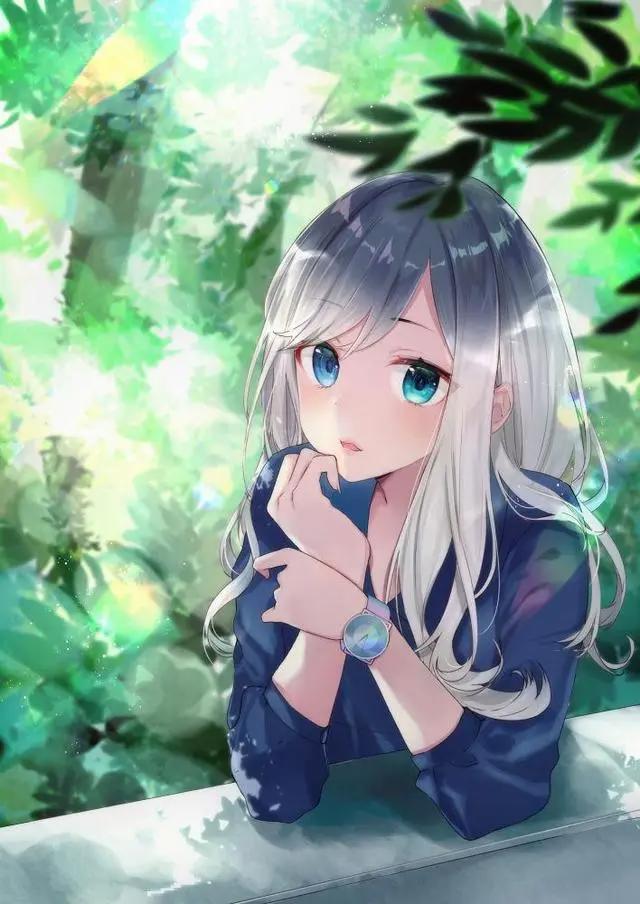 「动漫图片精选」二次元少女，超现实的唯美