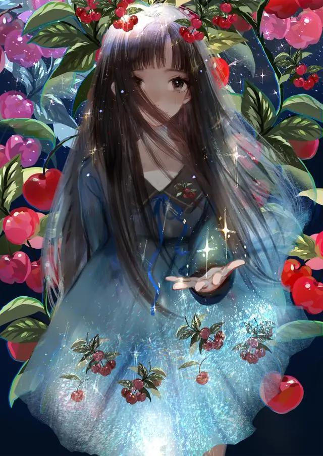 「动漫图片精选」二次元少女，超现实的唯美