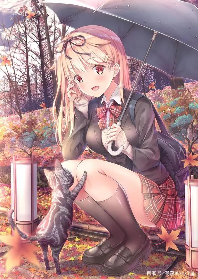 动漫少女:超美壁纸推荐,猫咪女孩系列,一起学猫叫吧!