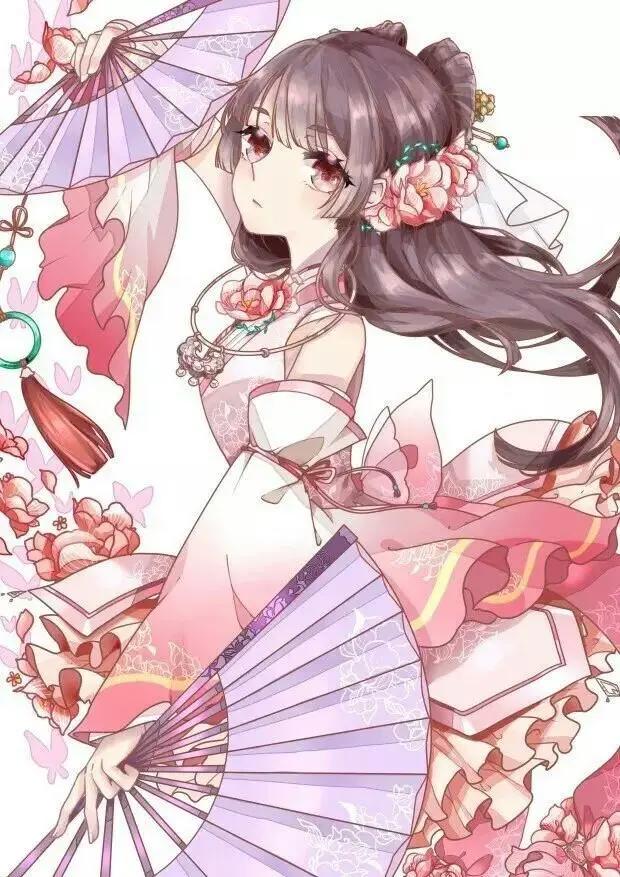「动漫少女图片」可爱、二次元、意境