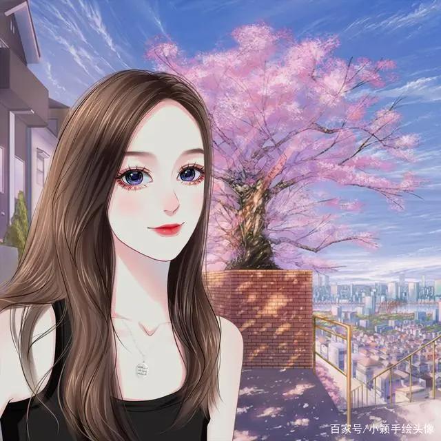 漫画图片，温馨唯美手绘头像，简单个性生活态度