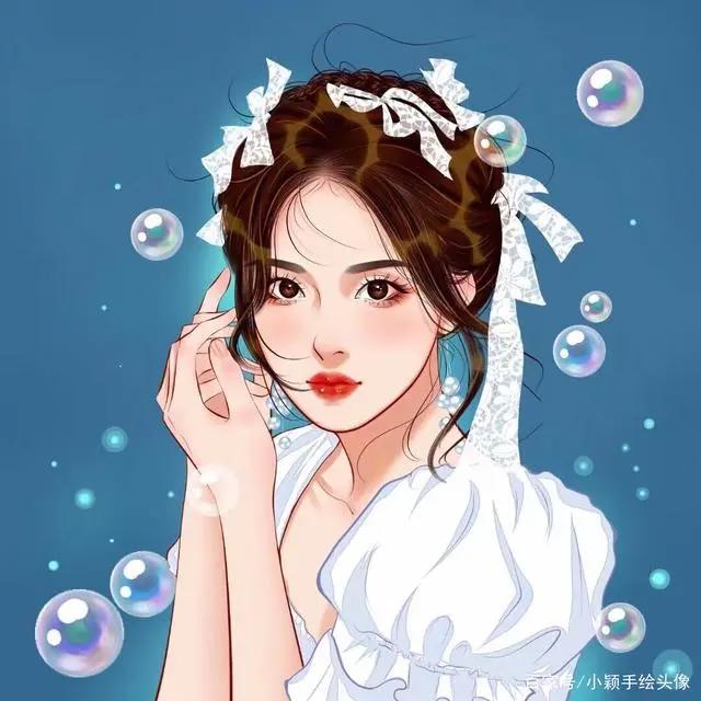 漫画图片，温馨唯美手绘头像，简单个性生活态度