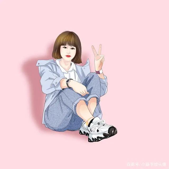 漫画图片，温馨唯美手绘头像，简单个性生活态度