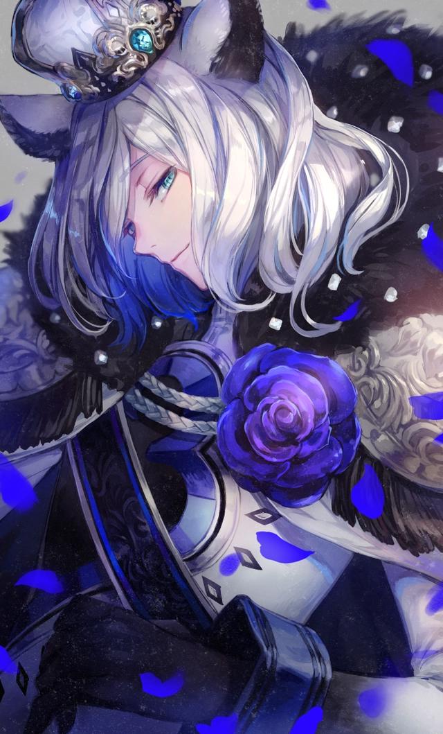 动漫美少年插画壁纸，他的眉眼间尽显温柔，精选p站二次元美图