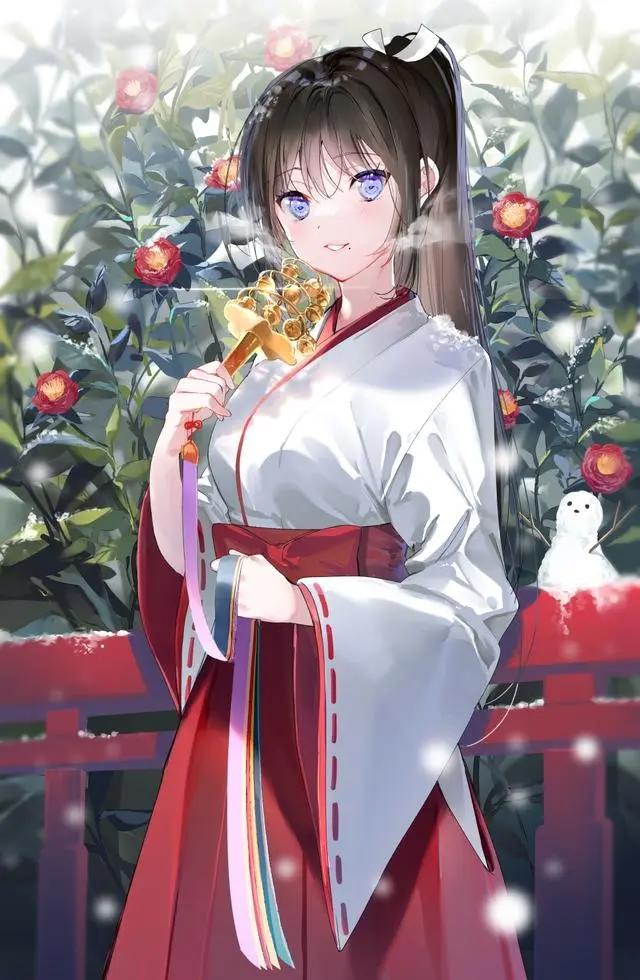 美少女动漫壁纸插画
