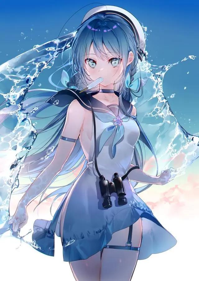 美少女动漫壁纸插画
