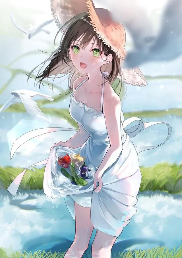 美少女动漫壁纸插画