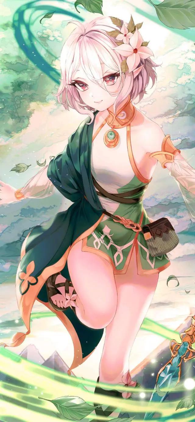 动漫小姐姐的全面屏壁纸