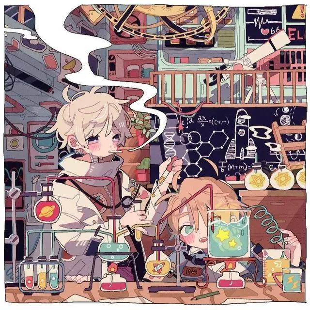 二次元壁纸：美好温馨的日常，画风细腻，色彩艳丽