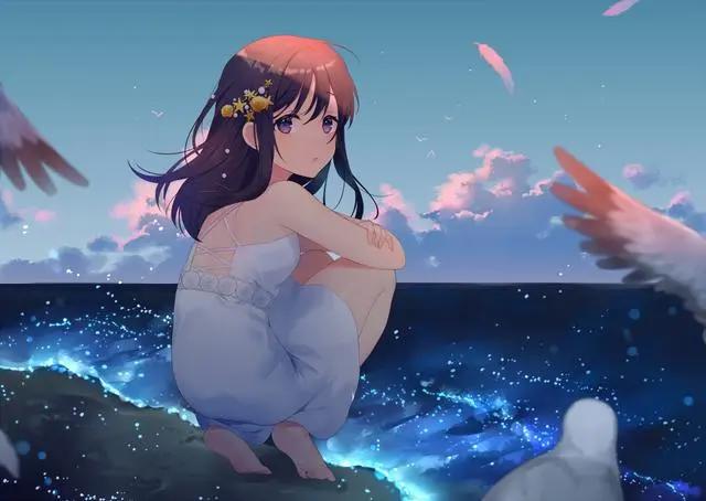 有哪些插画壁纸具有很强的夏日感？夏日感动漫绘画壁纸分享！