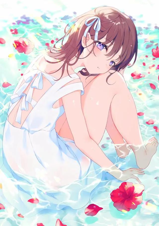 有哪些插画壁纸具有很强的夏日感？夏日感动漫绘画壁纸分享！