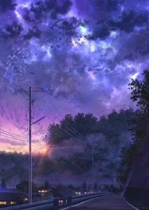 你的手机壁纸该换啦！这里唯美的动漫风景，你值得拥有（附文案）