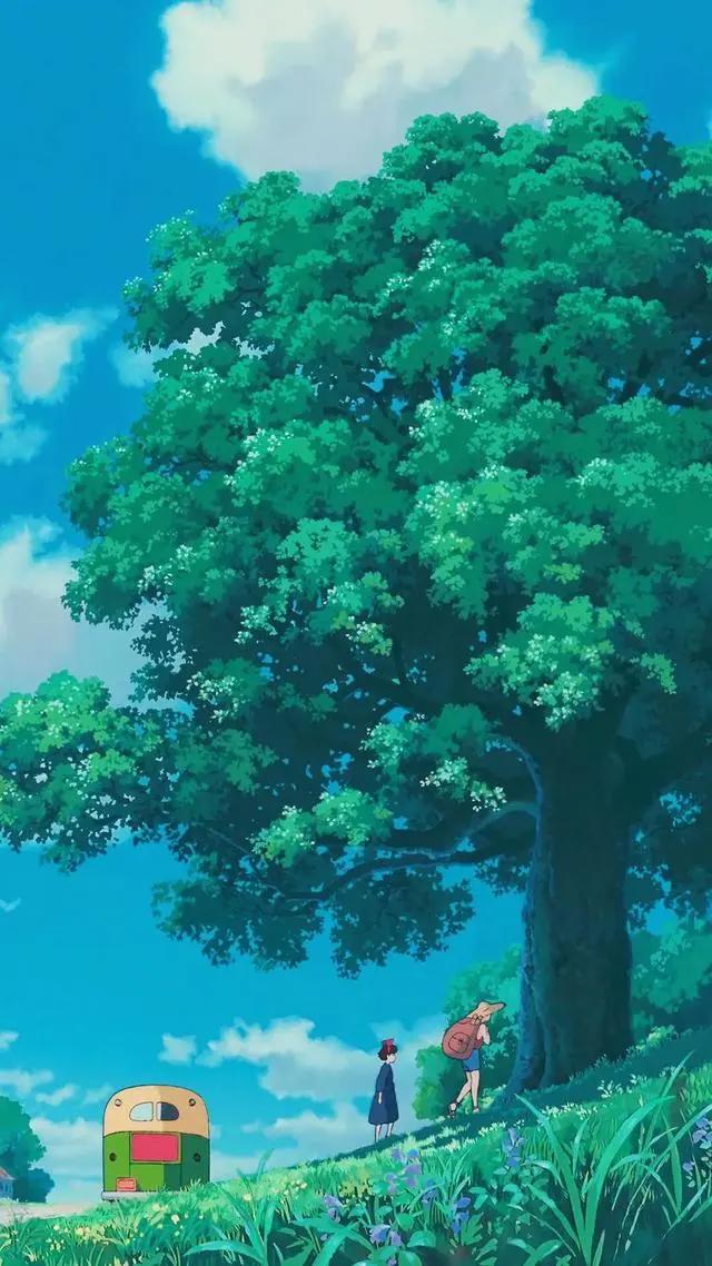 动漫壁纸分享：宫崎骏动漫里的夏天