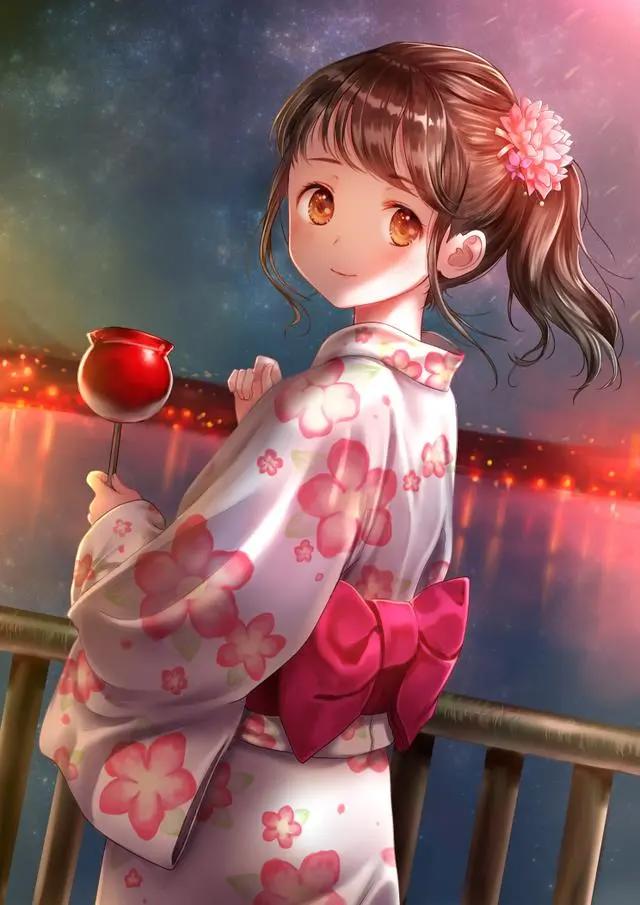可爱的动漫少女壁纸，你还不收藏起来当手机壁纸