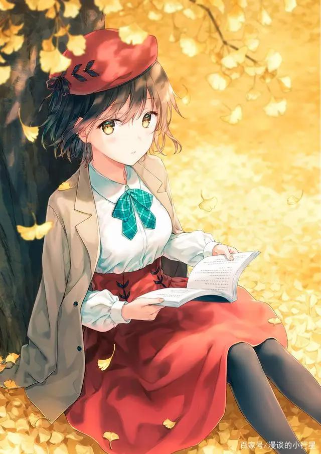 动漫少女：走过不错过，金秋系列壁纸推荐，总有一款适合你！