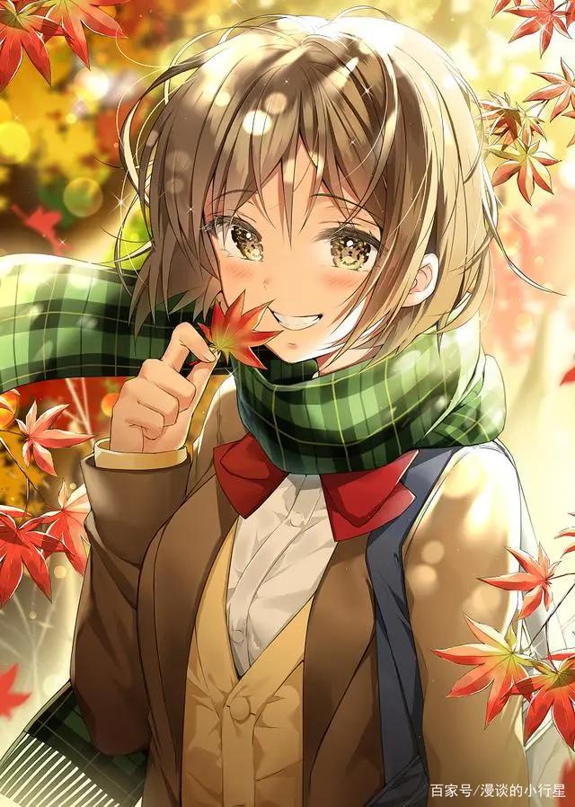 动漫少女：走过不错过，金秋系列壁纸推荐，总有一款适合你！