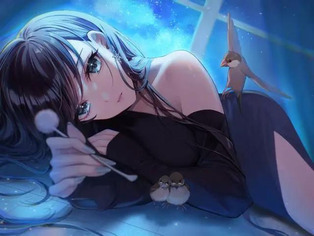 #二次元美图#超清4K动漫壁纸，美少女图集