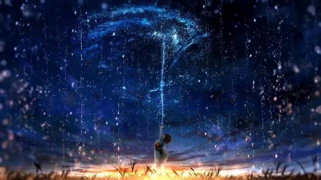 动漫风景壁纸分享——唯美梦幻的夜晚