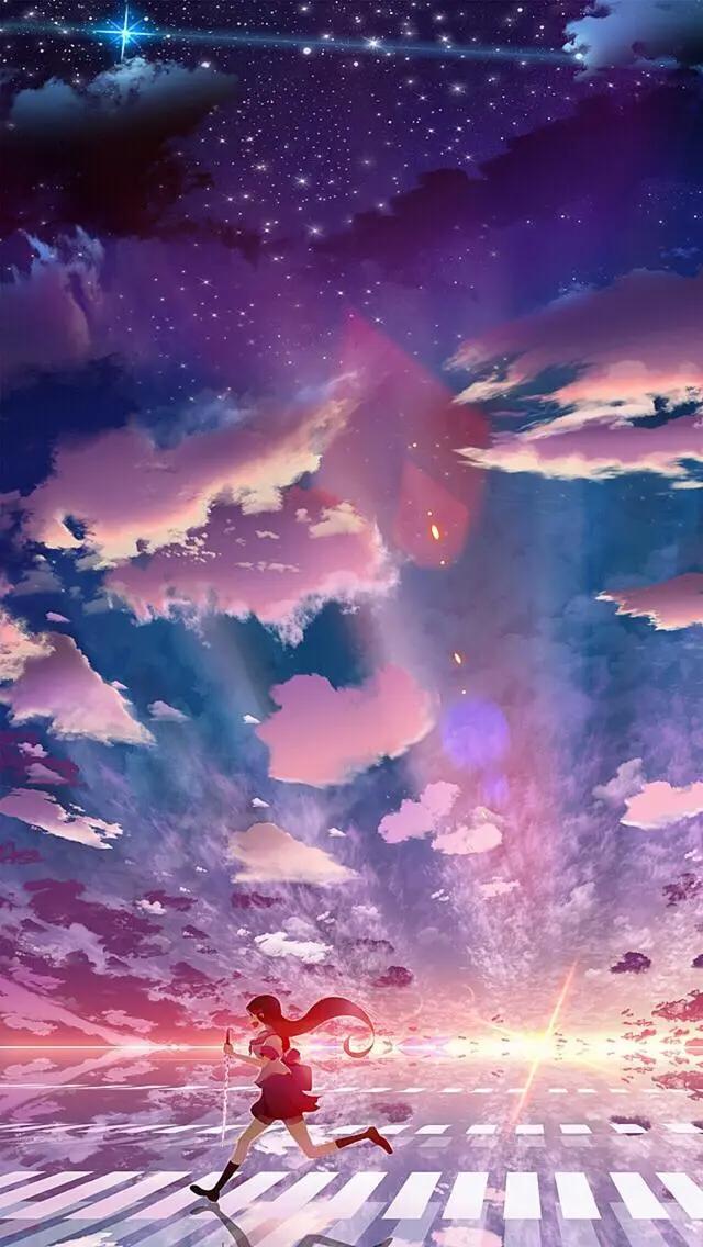 动漫美图：二次元唯美风景壁纸，分享给大家