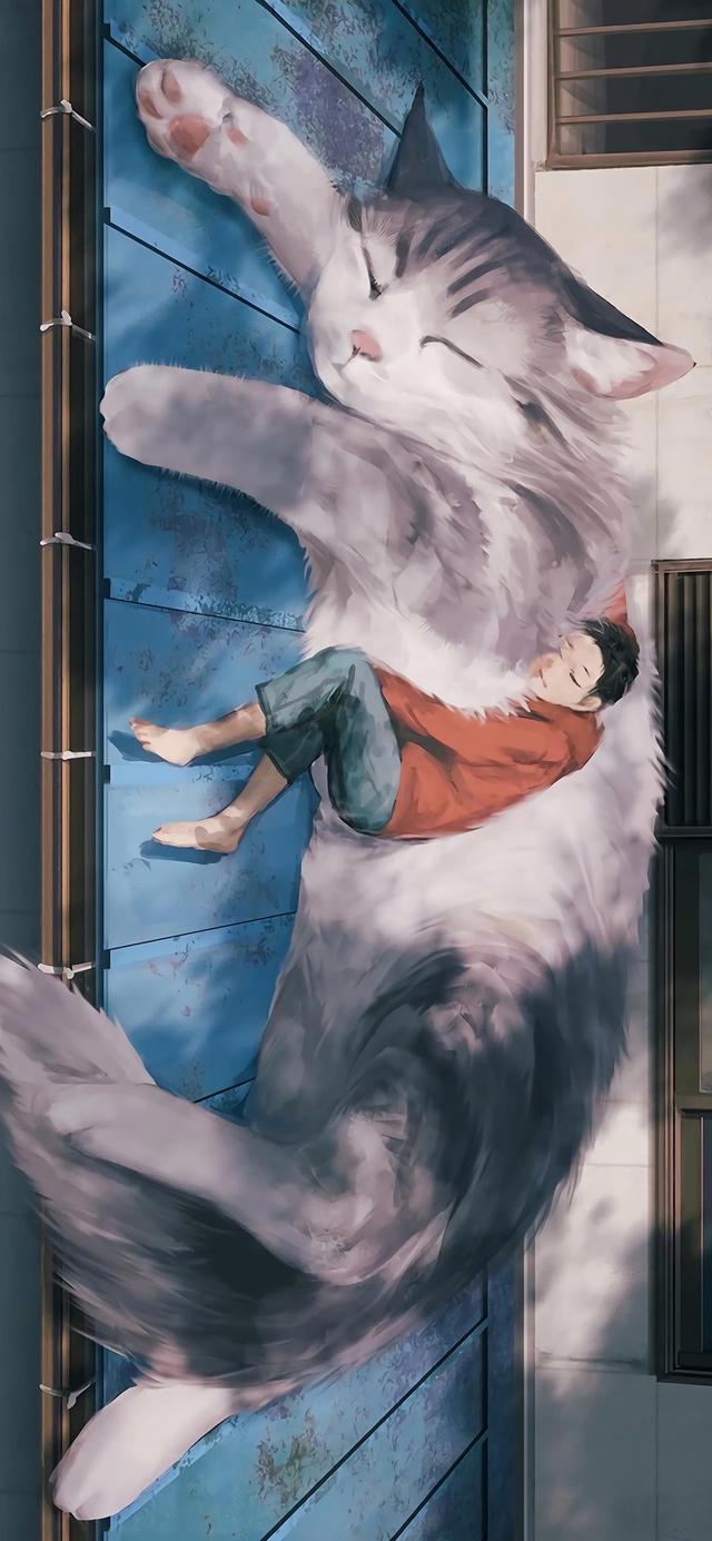 今日份全面屏壁纸系列，动漫少女系列