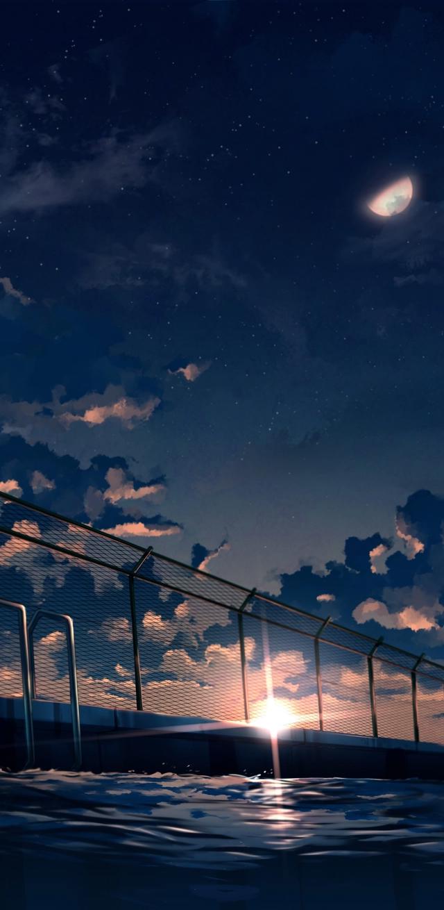 「动漫二次元夜空壁纸」，4K全屏