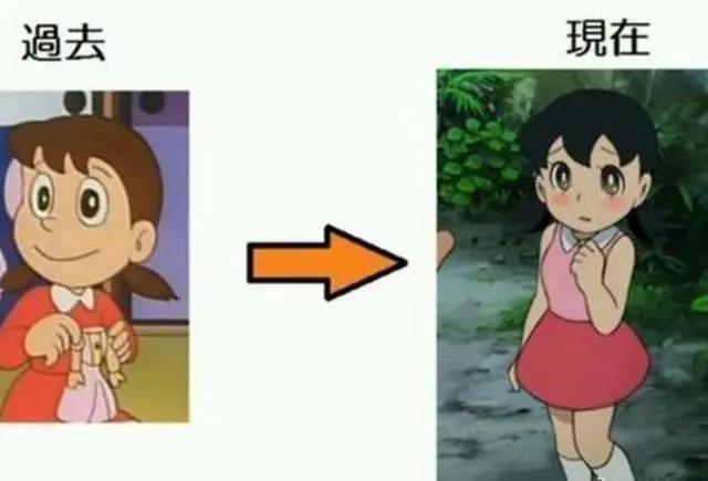 动漫的画风大变化,《美少女战士》最明显,皮卡丘画风搞笑