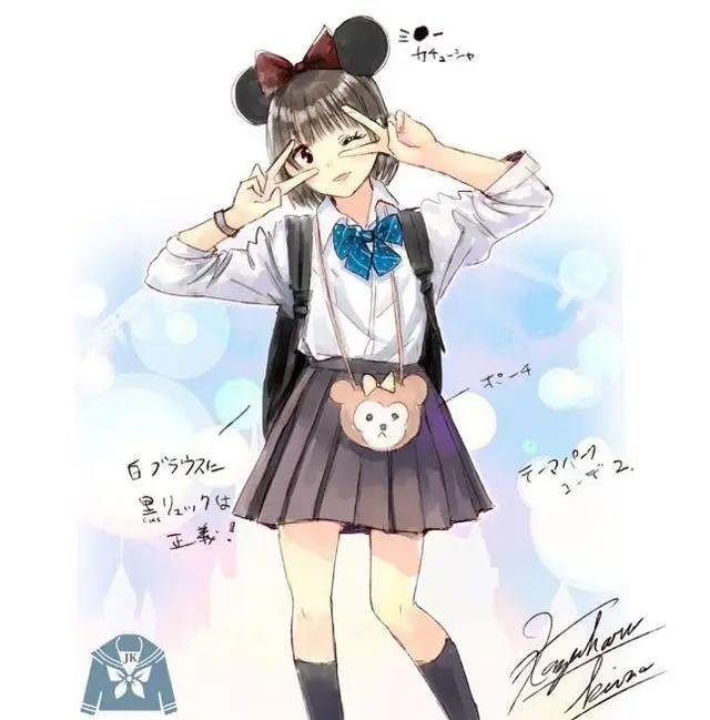 漫迷设计出了动漫中的18款校服,图中的哪一位美少女最让你心动?
