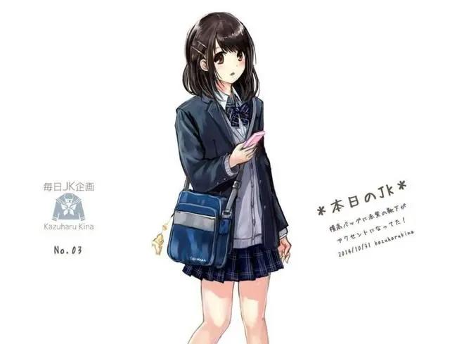 漫迷设计出了动漫中的18款校服,图中的哪一位美少女最让你心动?