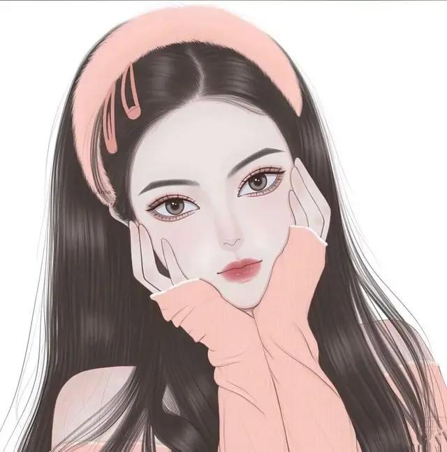 粉粉可爱的优质女生动漫头像