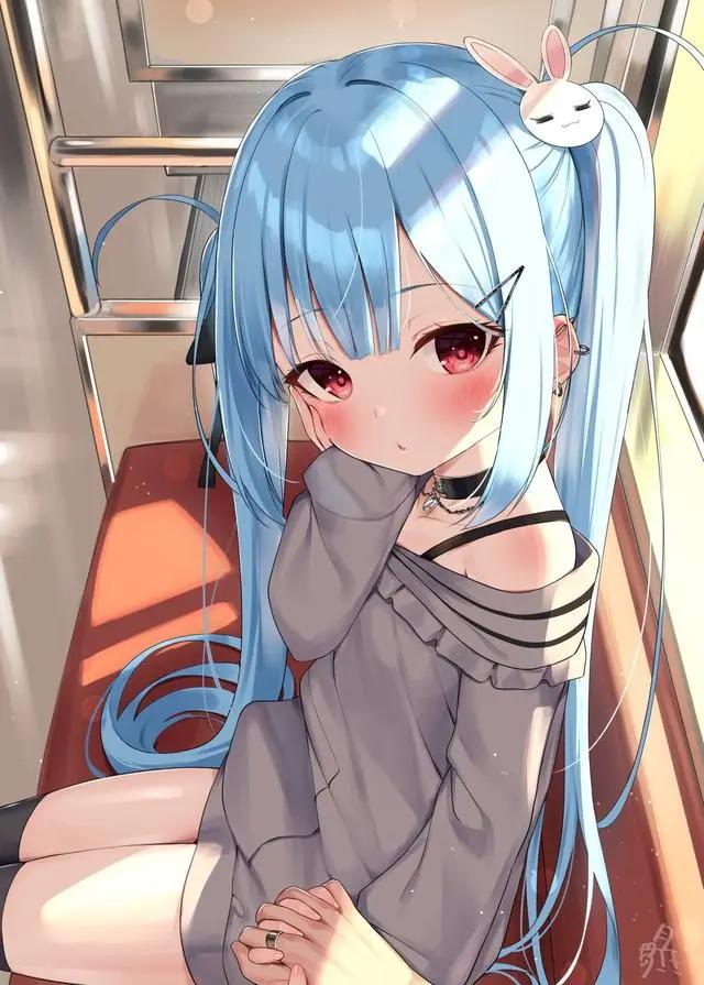 动漫图片推荐：与你对视的二次元少女难道不喜欢吗？