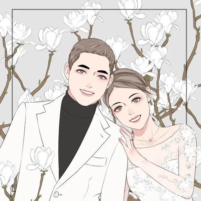 520，用漫画头像表达爱，简单美好、温馨幸福