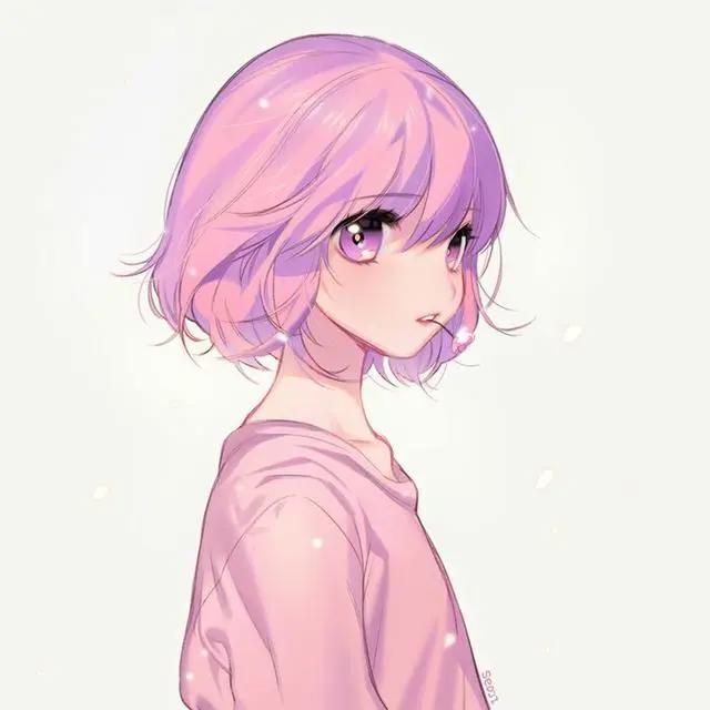 好喜欢这组女生动漫头像，满满的少女心