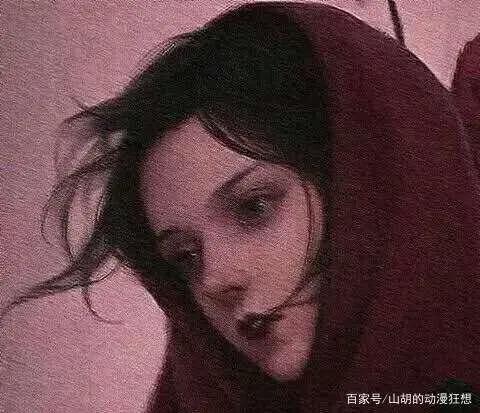 暗色女生动漫头像:哪怕你对我的不好,我也一样照单全收