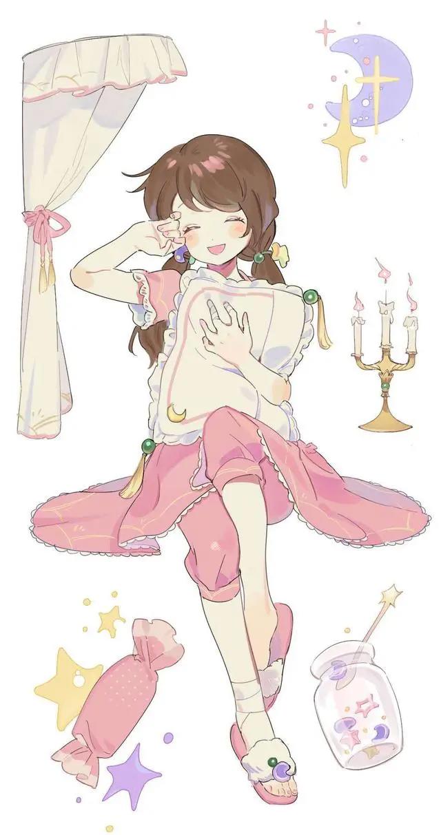 超可爱的二次元动漫闺蜜壁纸，就算人潮散尽，也要独自疯狂！